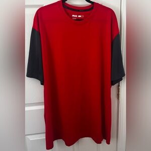 Mens MXS by Michael Strahan 2xl red and black  t shirt
